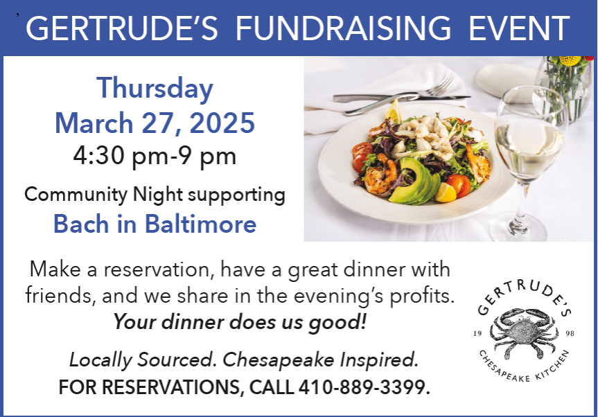 Gertrude’s Fundraising Event